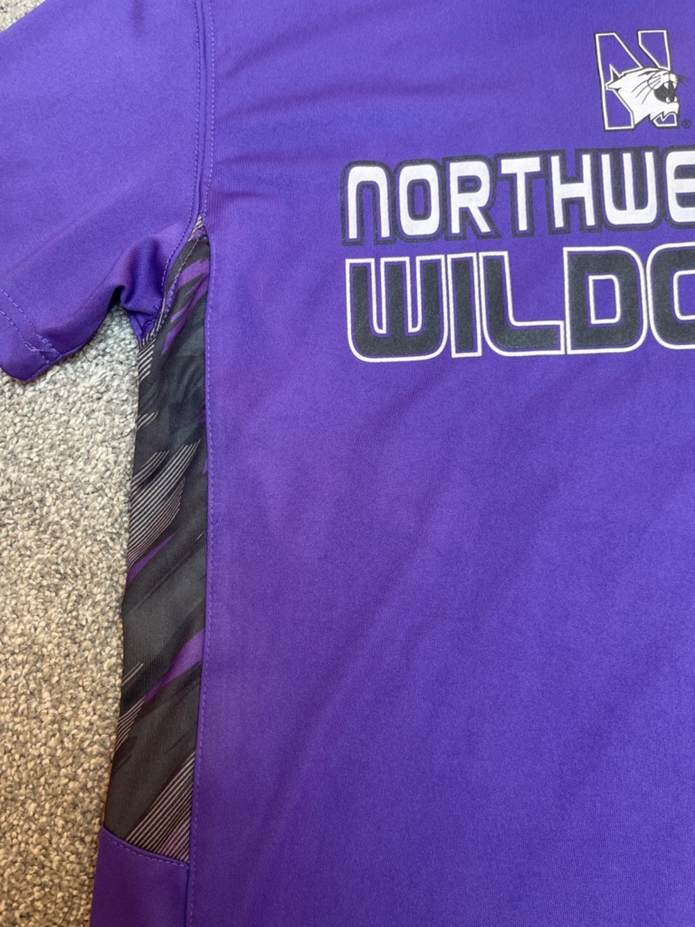 Northwestern Wildcats Jersey Knit by Colosseum - Youth 20 (women’s medium) - Picture 4 of 9